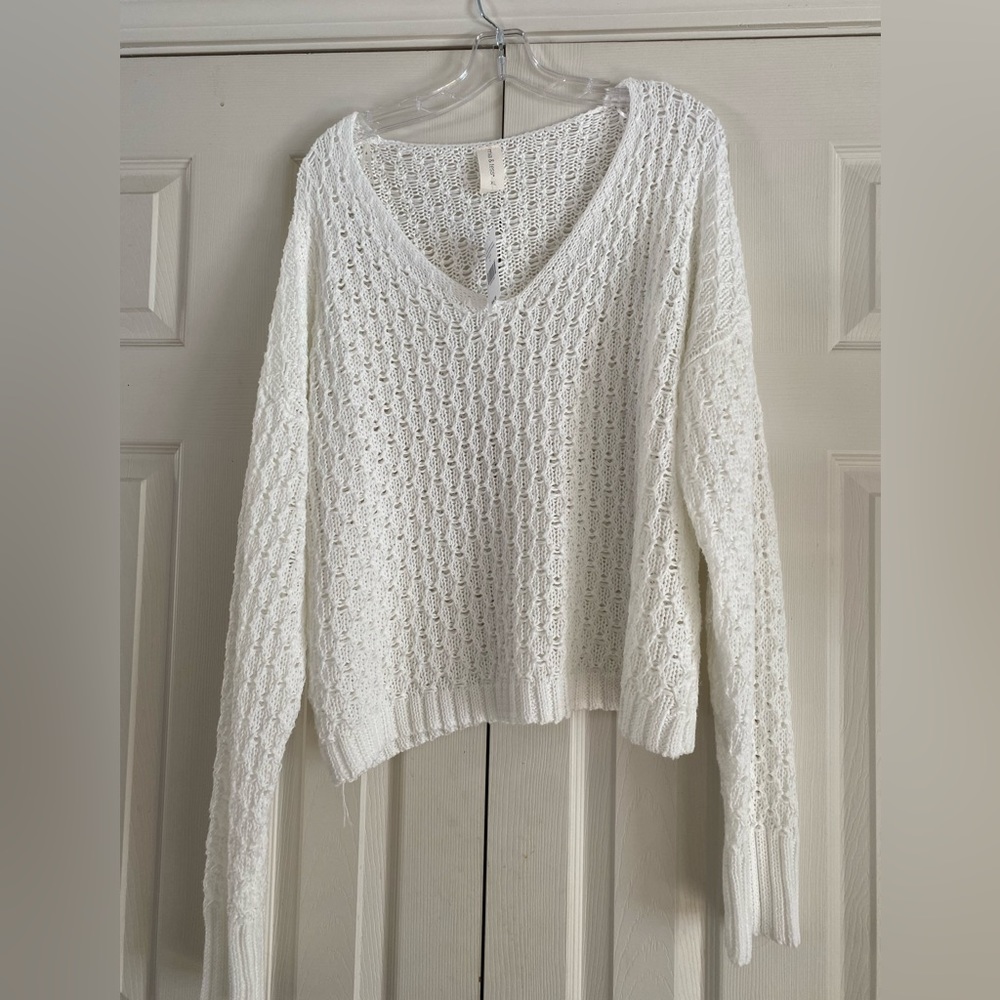 Brand new never worn White sweater